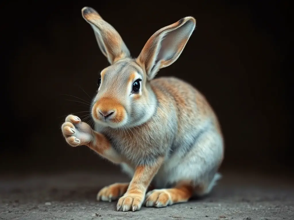 Imagen derabbit realística