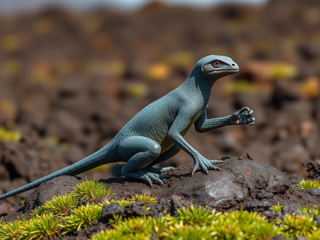 Fotorealista de ajolote del Altiplano en un entorno natural