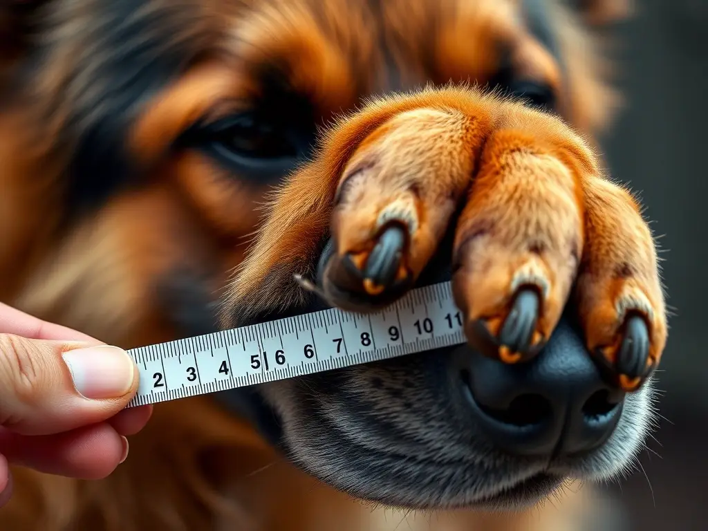 Imagen de German Shepherd con paw pressure detallada, 8K, hiperrealista