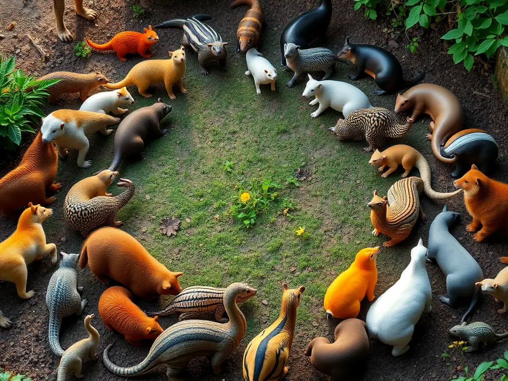 Una fotografía realista y de 8K, mostrando la danza de los animales más lentos