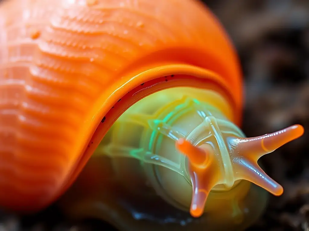 Fotografía realista y detallada de conus geographus