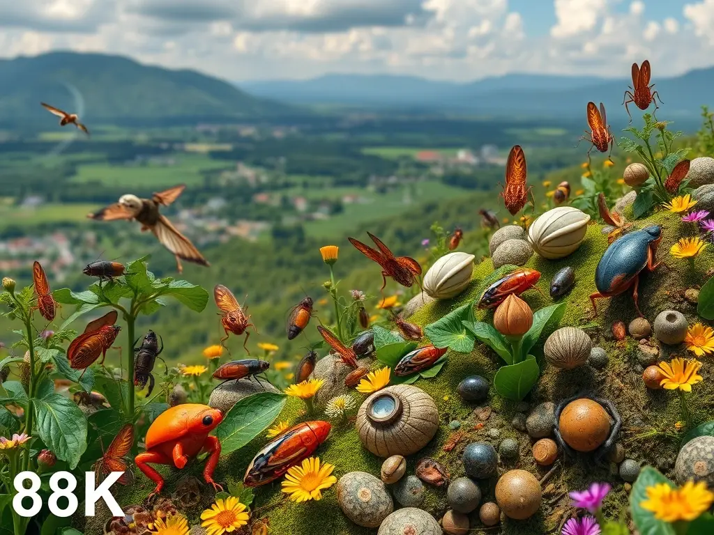 Una imagen real de la fauna con alta calidad