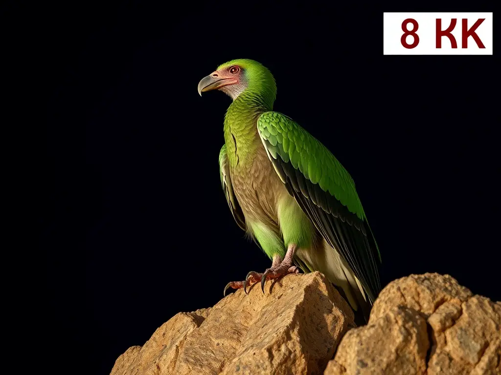 Imagen realista del águila real en Oaxaca, México, noche