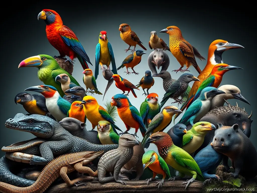 Un retrato detallado y realista de 25 especies en peligro de Veracruz