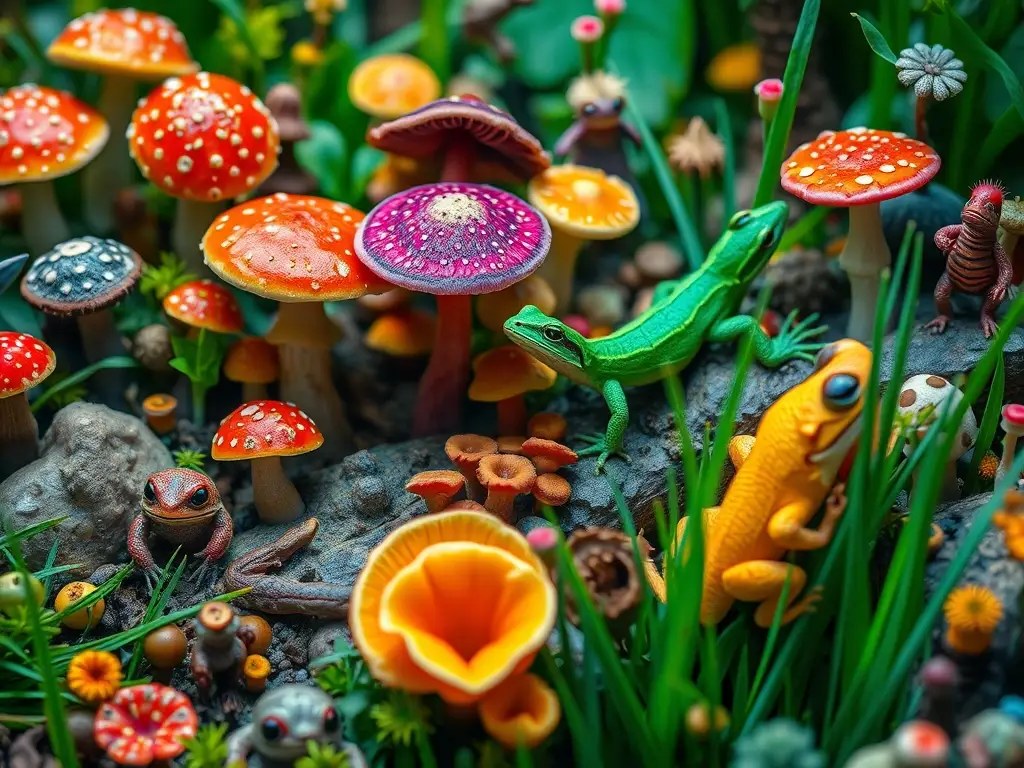 Fotografía vívida de un ecosistema en alta resolución