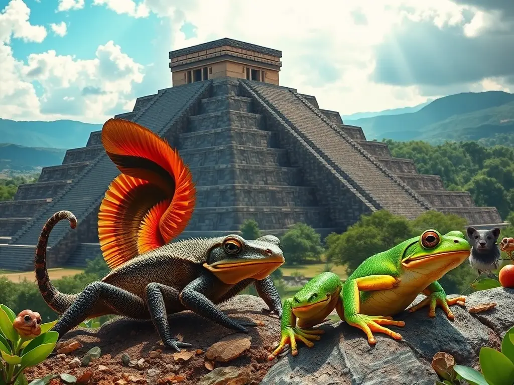 Un retrato realista de animales en peligro en Teotihuacán