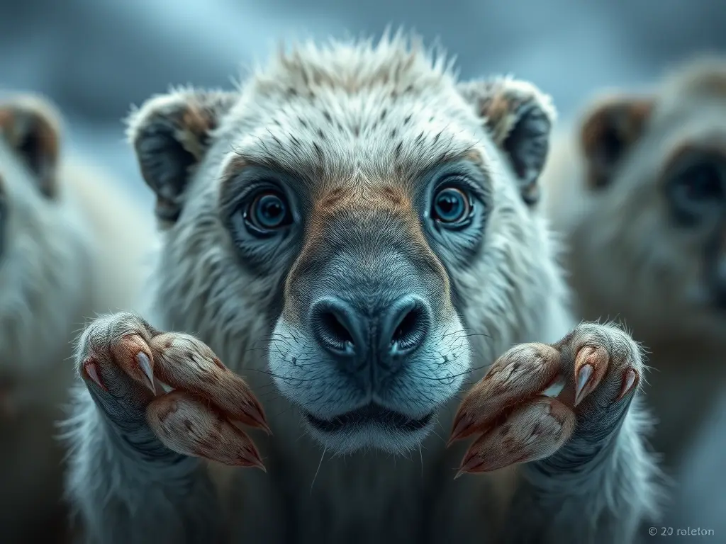 Foto realistas de 30 especies antárticas