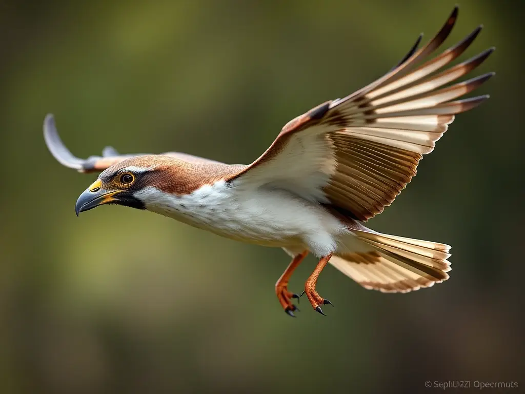 Imágenes de aves con vuelo asombroso y detalle realista