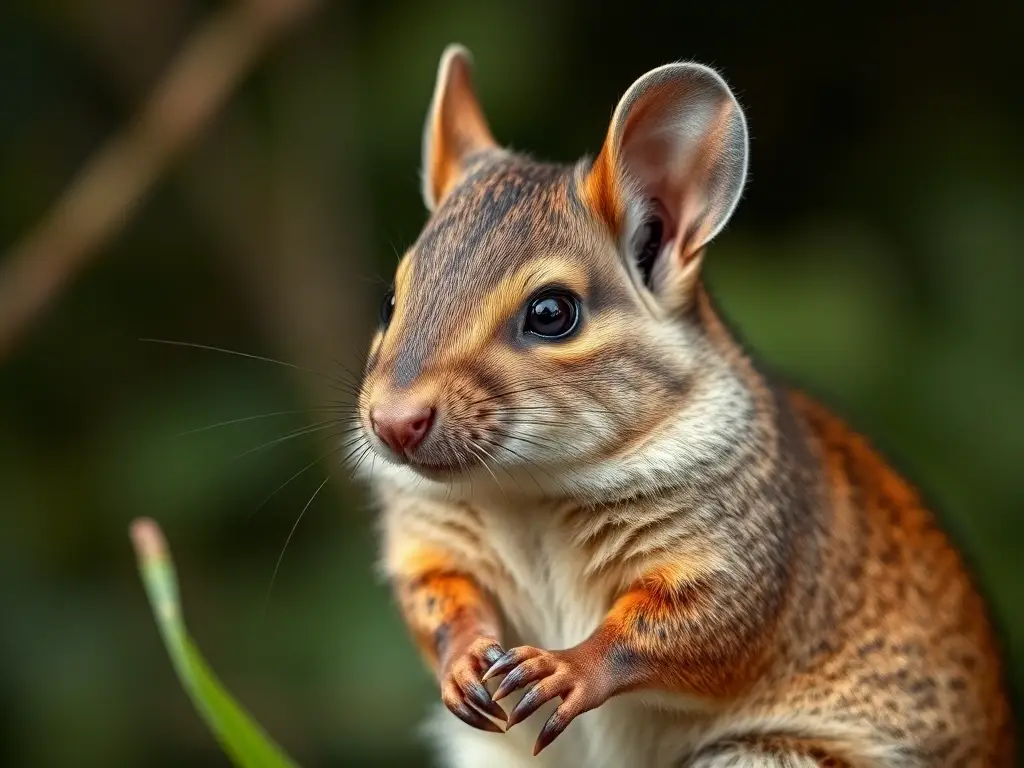 Foto realistic retrato de ardilla mexicana