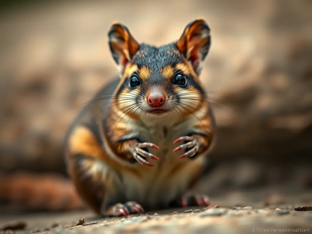 Una Ardilla Mexicana realista y detallada en un entorno natural