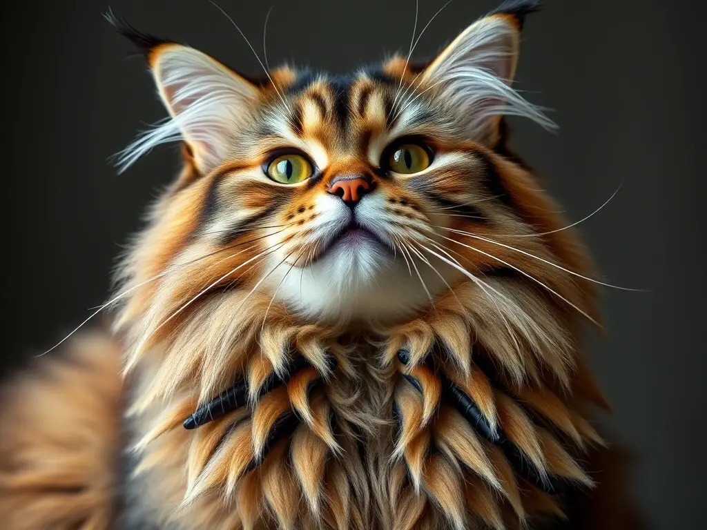 Impresionante portada realista de un gato British Longhair