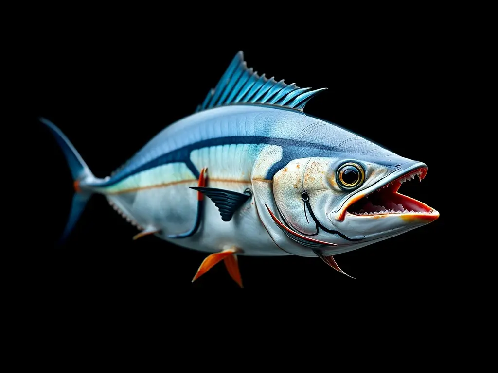 Arte de portada realista para un artículo sobre el dietas de la cría de caballito de mar