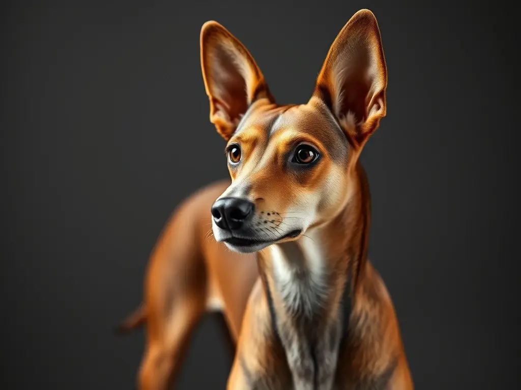 Fotórealista, retrato de un Caniche Medio con belleza y precisión