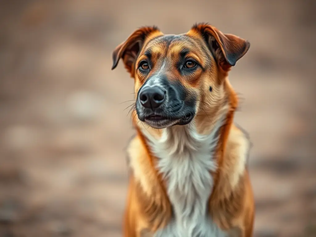 Fotorealista de Cimarron Perro en Uruguay, detallado y sin texto