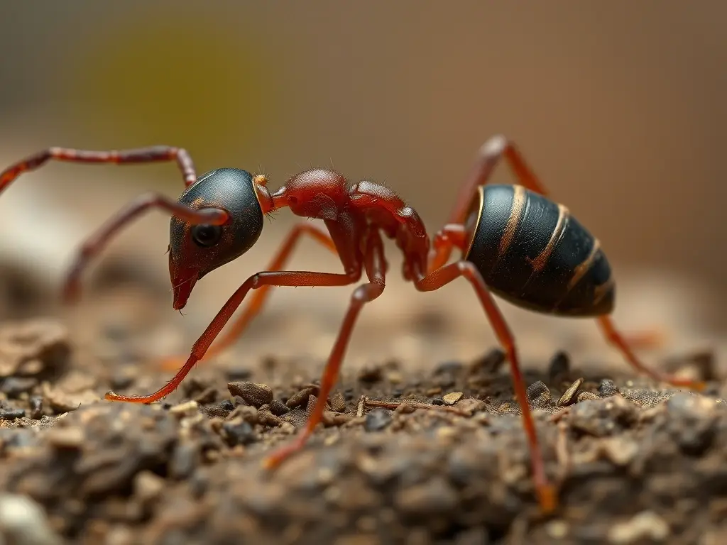 Foto realística de un hormiga Especialmente diseñada