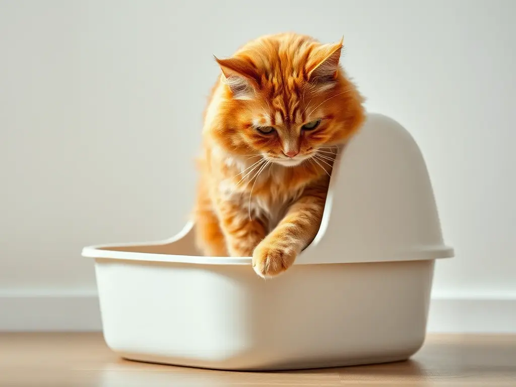 Foto realista de un gato persano manchado de color caramelo usando el bañador, con nítidos detalles y un fondo limpio
