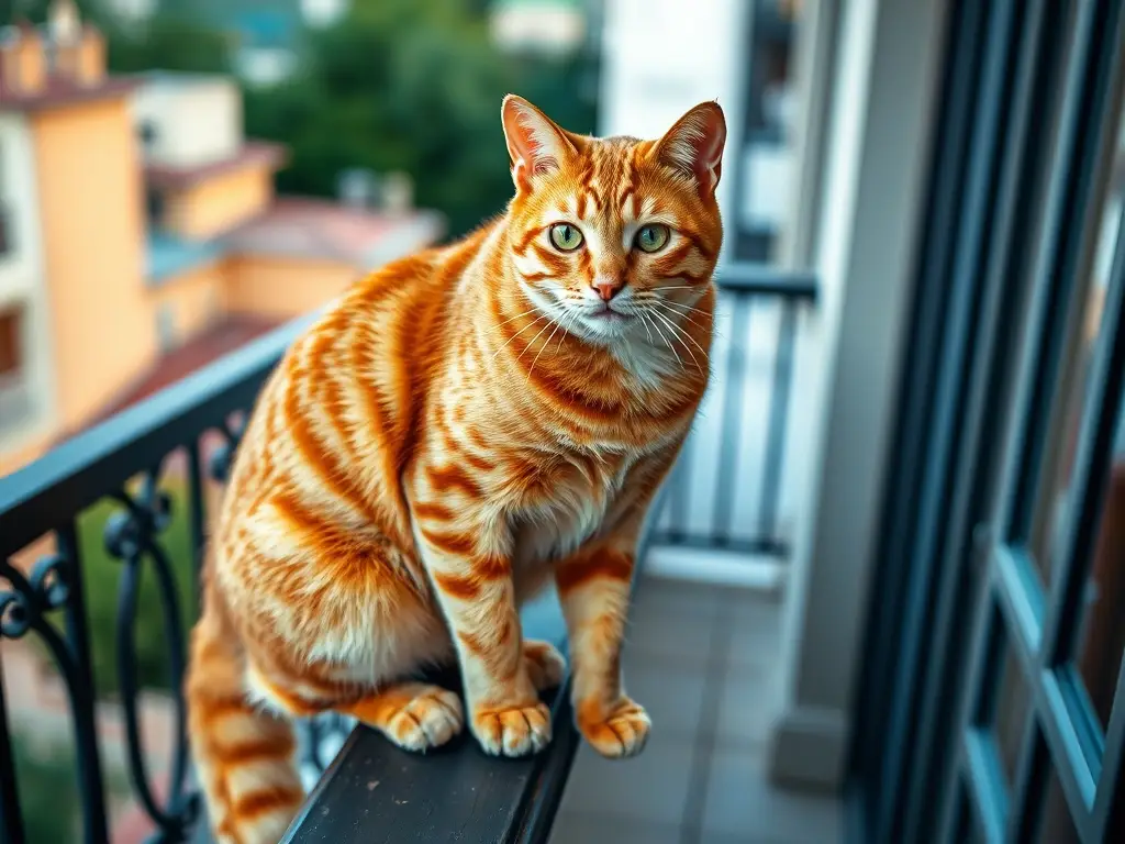 Foto realista de un gato persépolis en una plataforma de cerámica