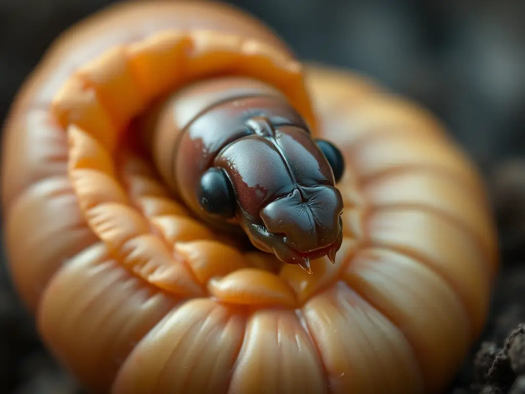 Foto de un worm maduro de cuerpo completo y realista