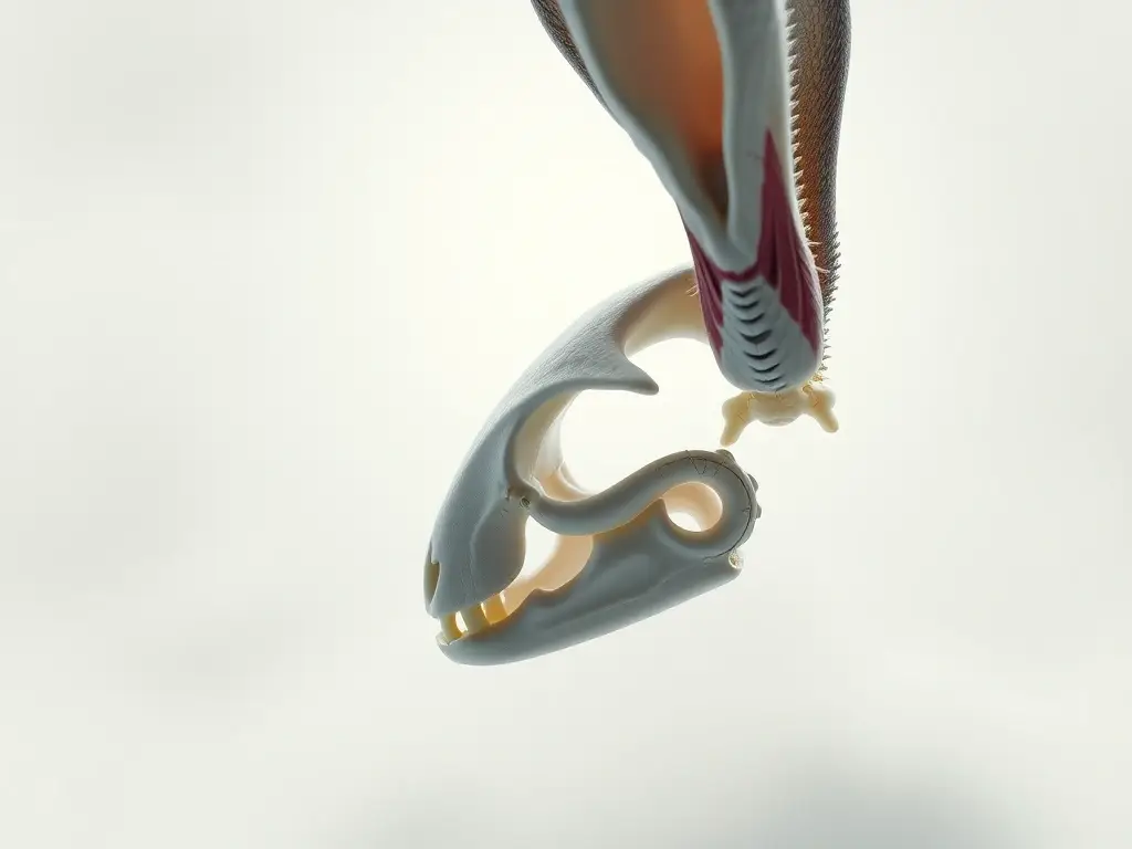 Fotografía realista con cráneo de conejo y caminos laberínticos