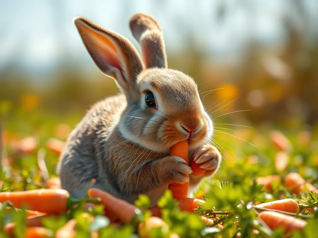 Imagen de conejo de 8 semanas, realista, 8k, feliz y fresco
