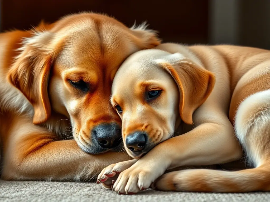 Fotografía realista de Retriever de colores con anatomía precisa