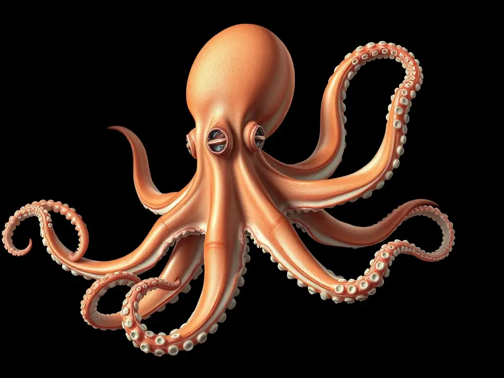 Ilustración científica realista y de alta definición de caracol