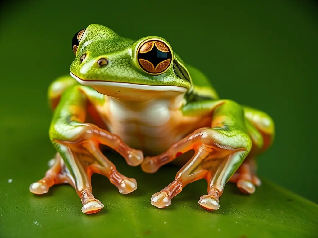 Fotografía realista de un verde brota de vidrio con detalle