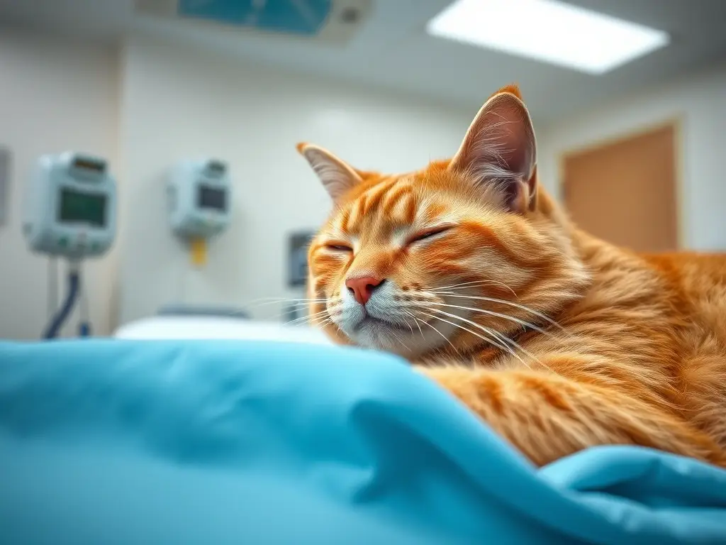 Fotografía con alta resolución de un gato tabby con manchas de fuego reposando tranquilamente