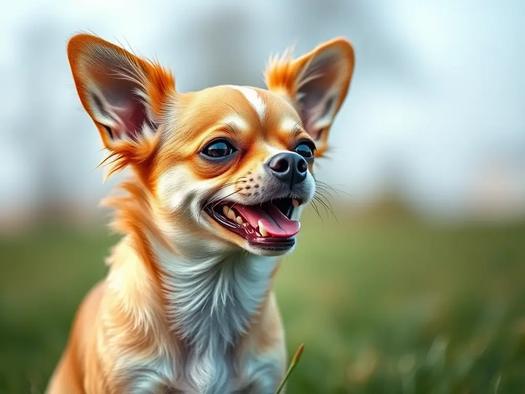 Un chiquitín feliz baila y observa en un parque