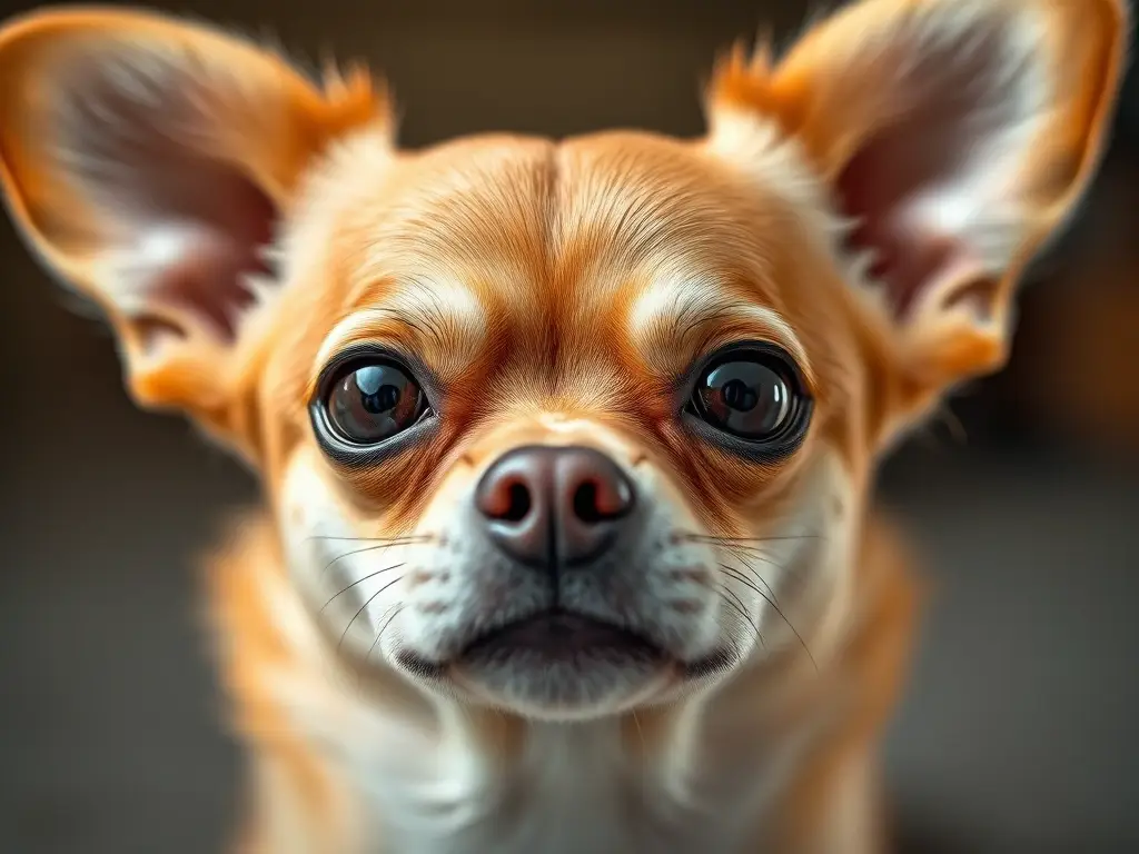 Foto de perro chihuahua realista y detallada