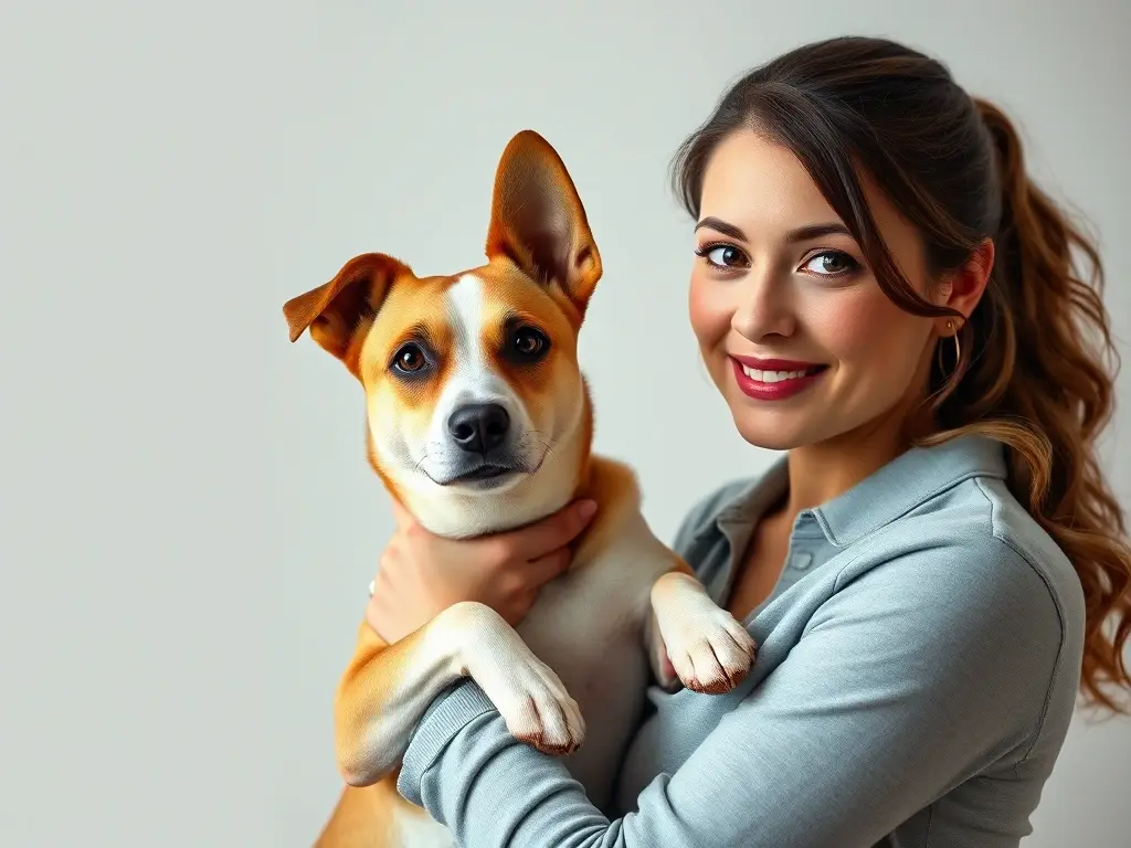 Imagen realista de cubierta de libro sobre perros para principiantes