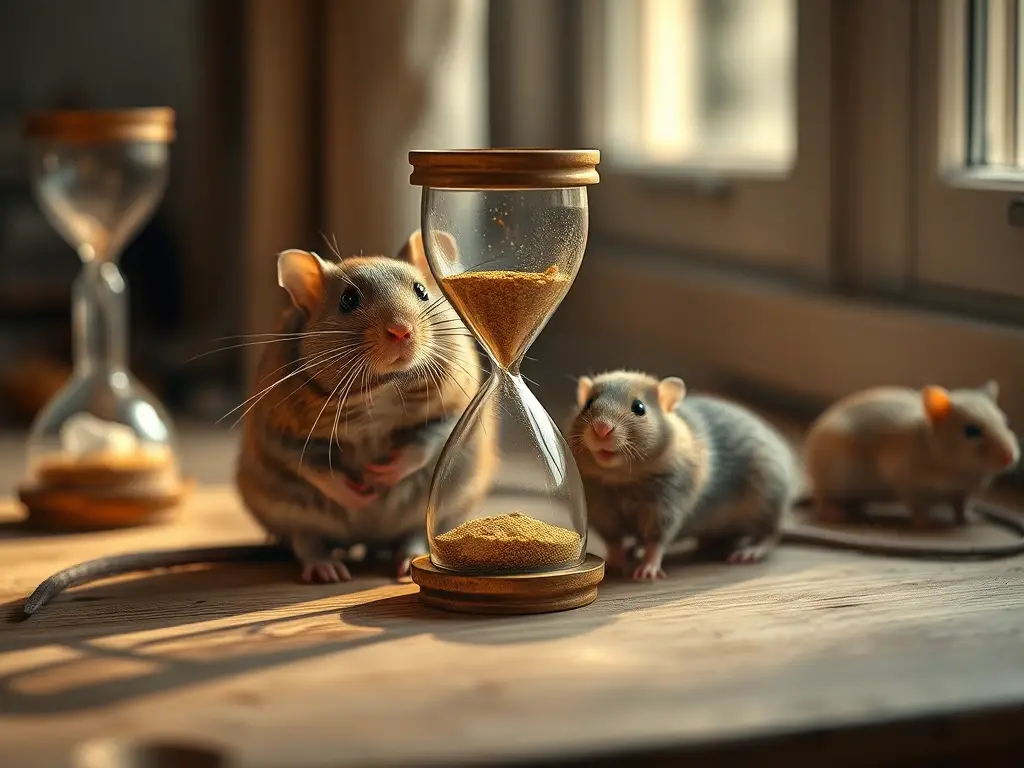 Rata y ratón, fotorealismo y tiempo