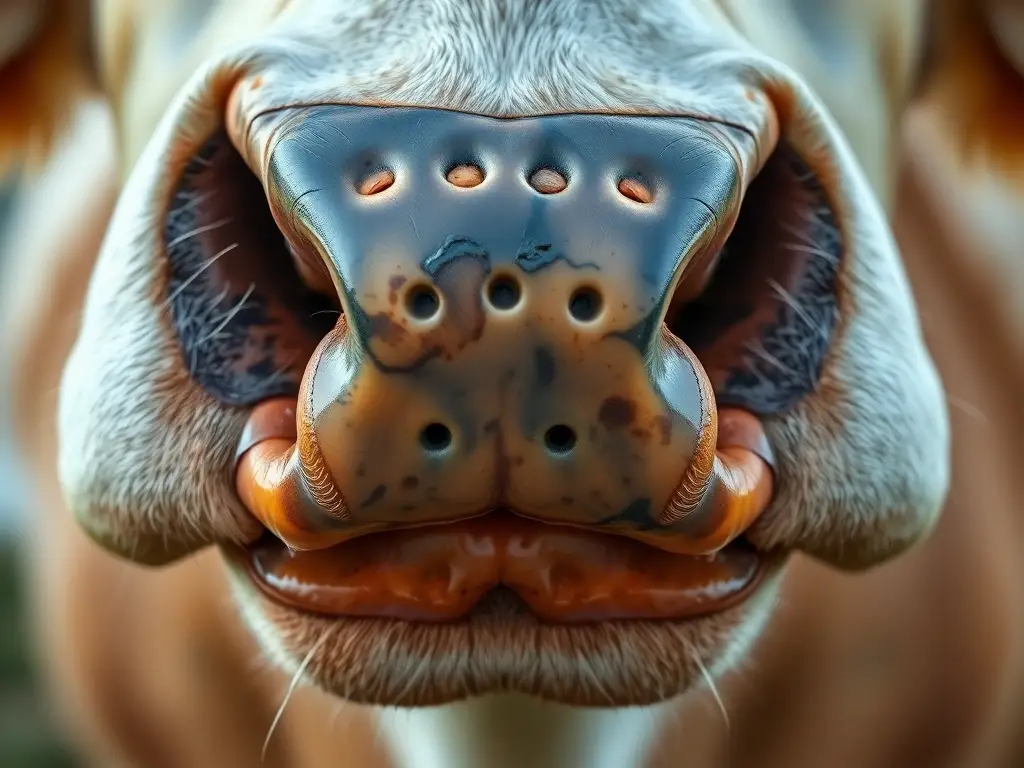 Imagen de incisivos de vaca, realista, 8k, anatomía precisa, sin texto