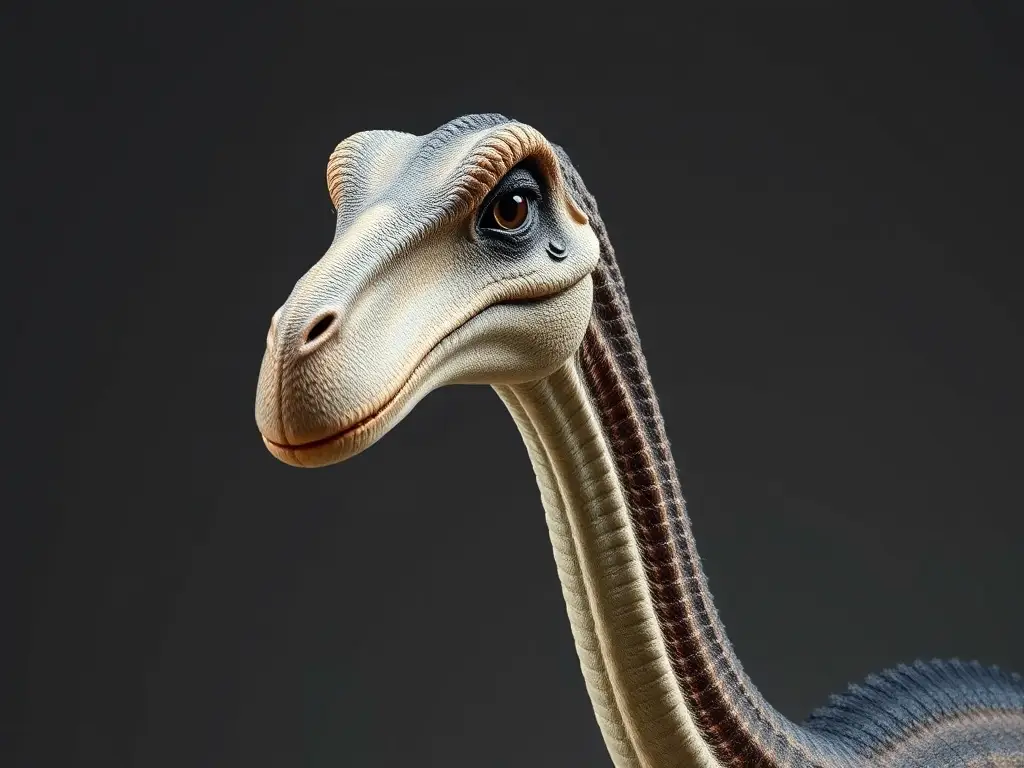 Imagen realística de Diplodocus, natural y detallada