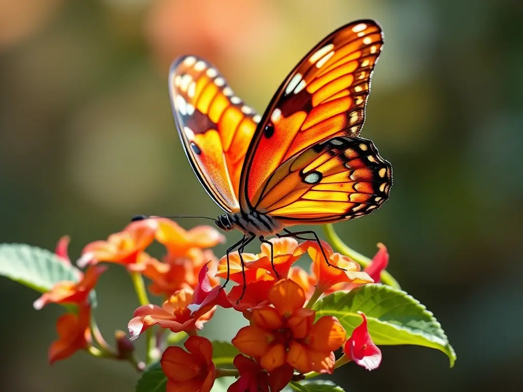Un butterfly realista y de alta resolución