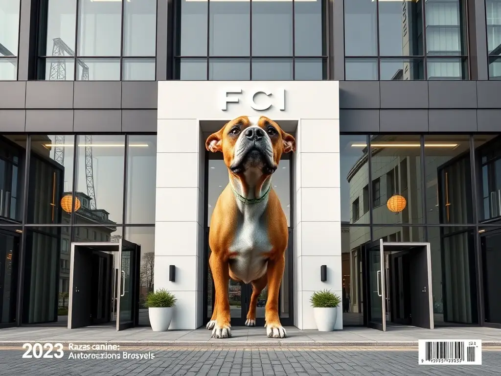 Foto realista del edificio de la FCI en Bruselas