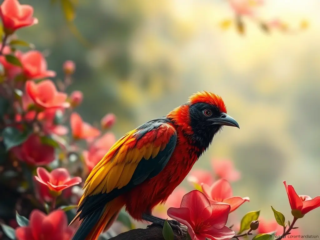 Fotografía realista, 8K, flamencos en su hábitat