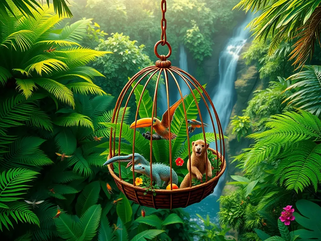 Un paraíso tropical vibrante