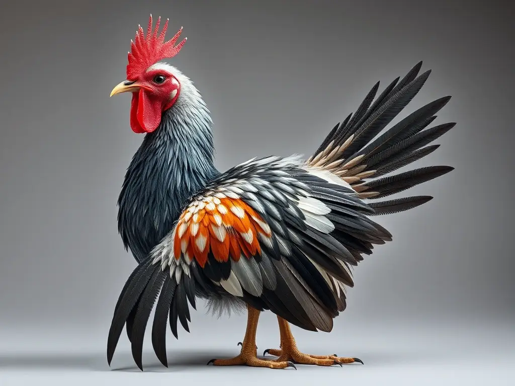 Fotografía en alta resolución de un pavo silvanillo japonés con plumaje detallado