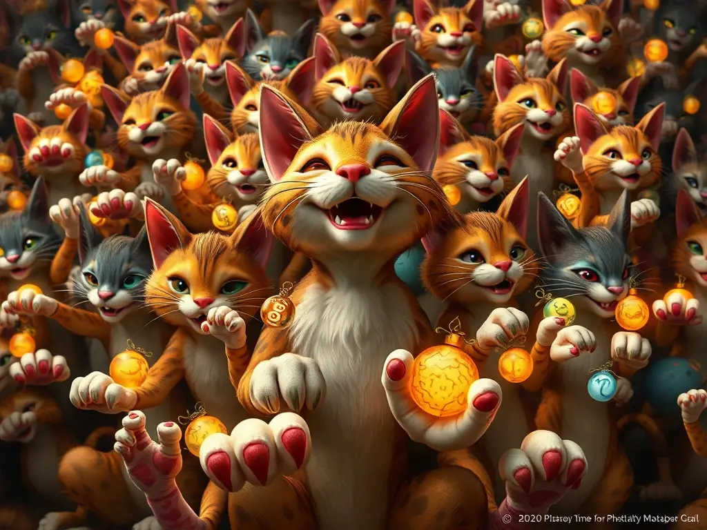 Una colección de felinos Disney con personalidades y encantos mágicos, nítidos y con alta resolución