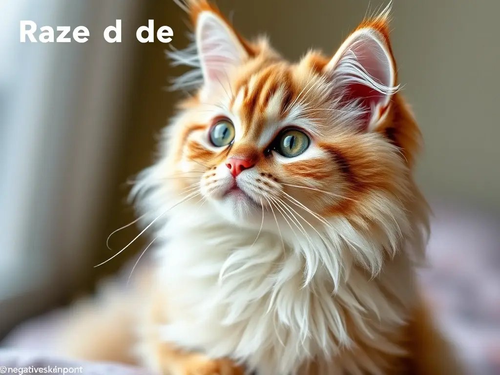 Fotografía realista de un gatito persa contemplativo