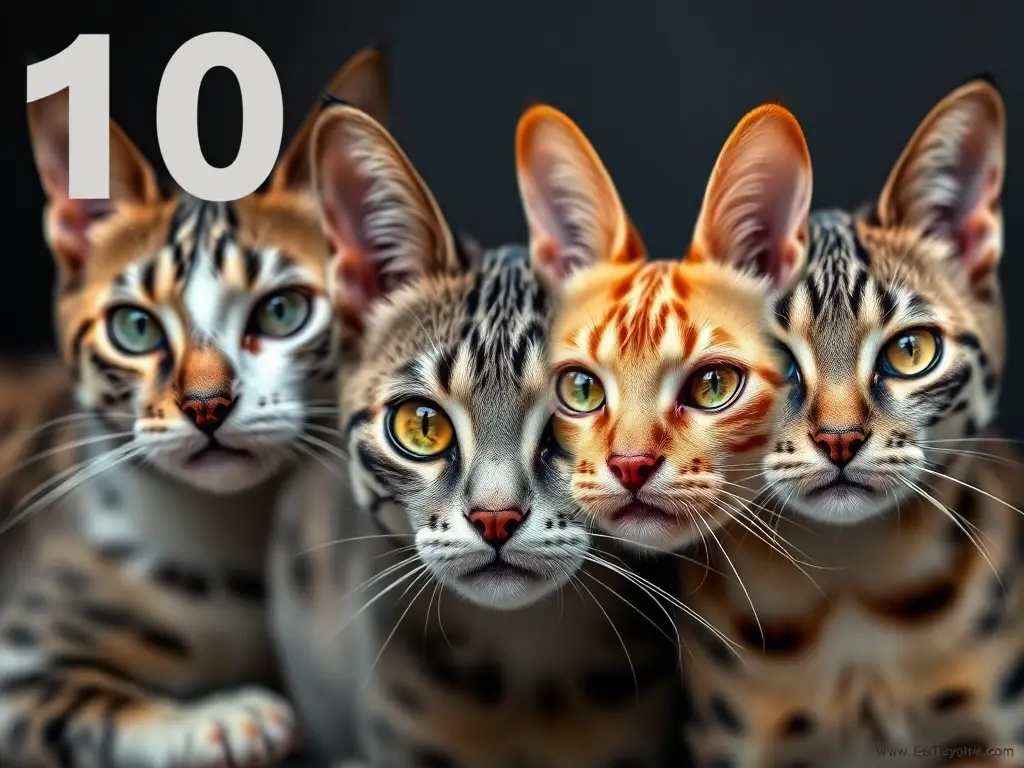 Fotorealistic cover para un artículo de gatos con manchas
