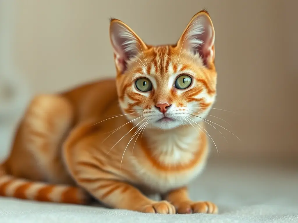 Foto de gato tabby feliz y saludable para un artículo sobre adopción responsable