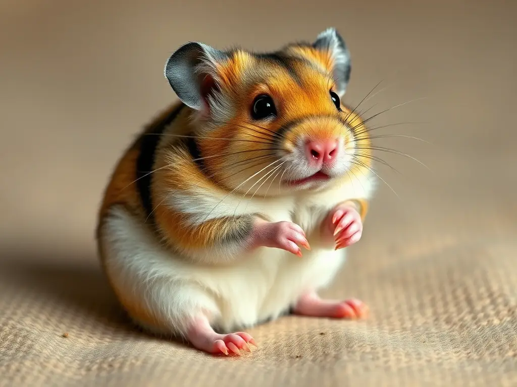 Fotorealistic retrato detallado de hamster