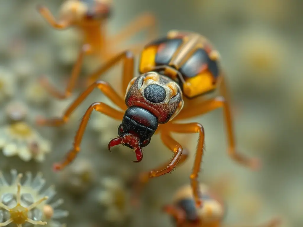 Foto realista de un euryplatea nanaknihali meticulosamente detallada