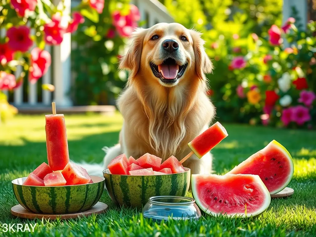 Golden feliz, melón y sol en patio