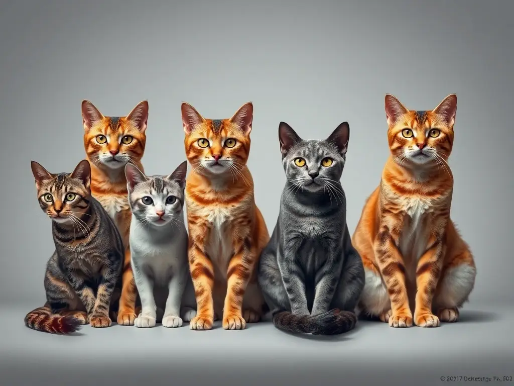 Fotografía realista y artística de una portada sobre los gatos más caros del mundo