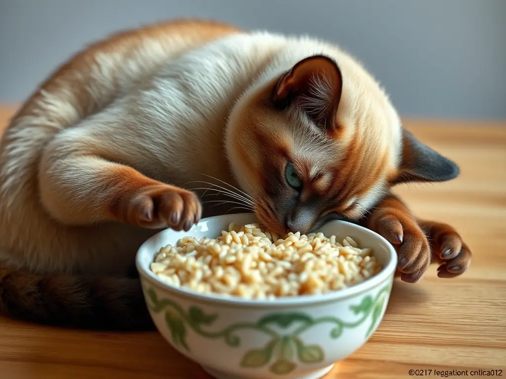 Imaje fotorealista de un gatito siamés juguetón