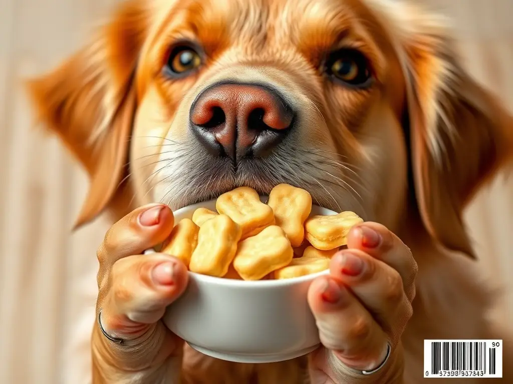 Cover de revista de perrito realista con foco en su look