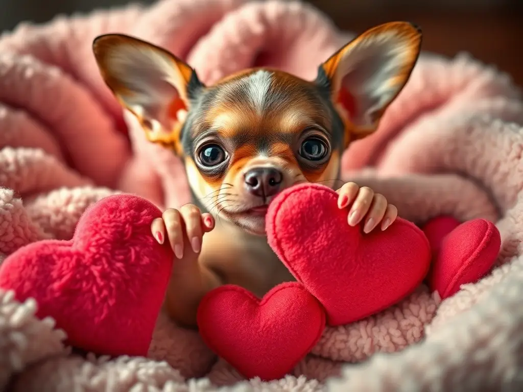 Foto realista de un cachorro chihuahuas juguetón nadando